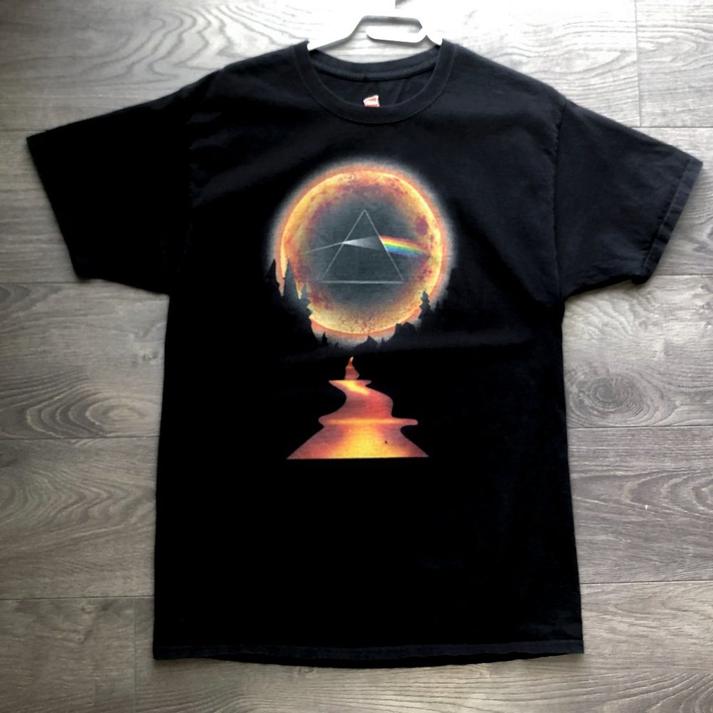 Pink Floyd Dark Side of The Moon Large Graphic Band Tee